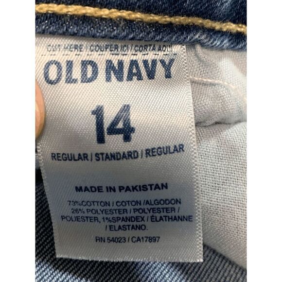 Old Navy Womens Indigo Rockstar Acadia Skinny Denim Jeans Size 14 Regular - Picture 5 of 8